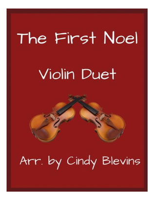 Book cover for The First Noel, for Violin Duet