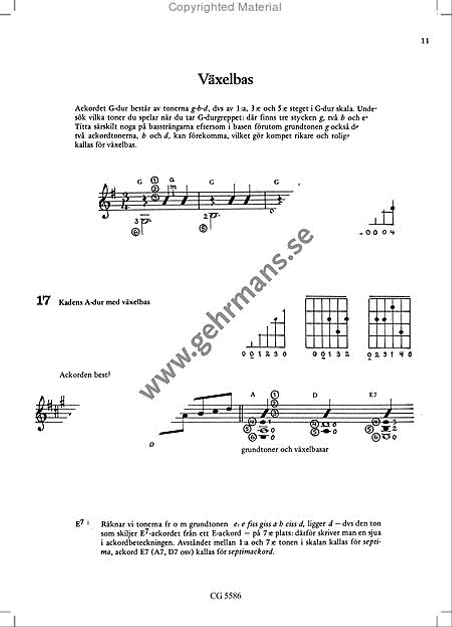 Lar dig spela gitarr 2 Guitar scores gallery preview page 6