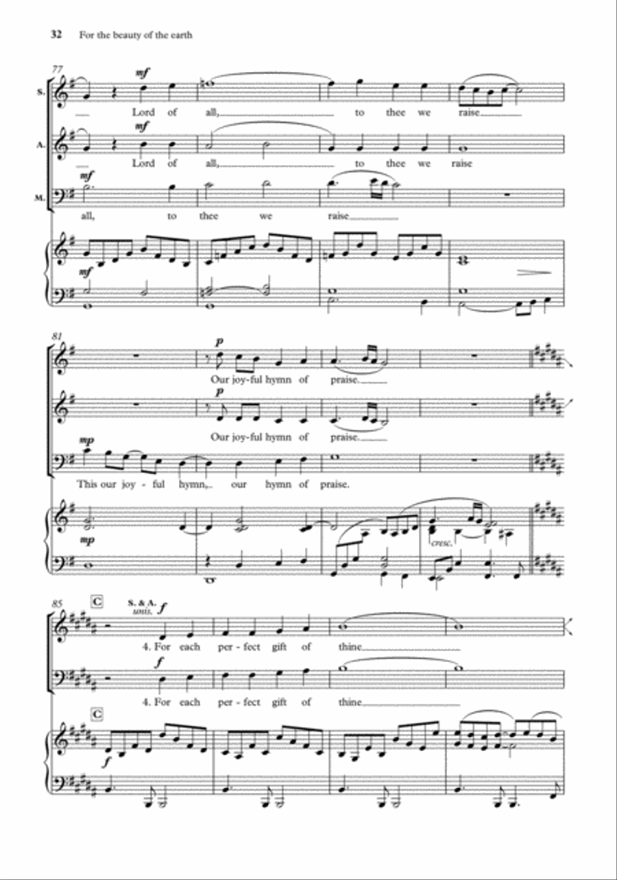 John Rutter Anthems for SA Men SA scores gallery preview page 30