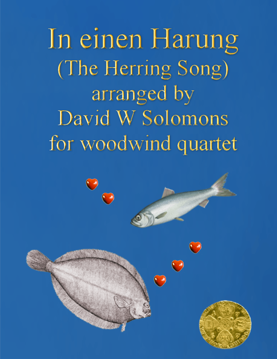 In einen Harung (The herring song) for woodwind quartet Woodwind Quartet scores gallery preview page 1