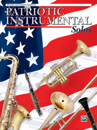 Book cover for Patriotic Instrument Solos - Piano Accompaniment
