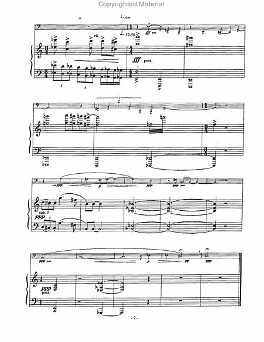 Three Inventions Tuba scores gallery preview page 8