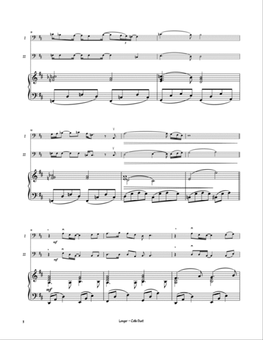 Longer String Duet scores gallery preview page 4