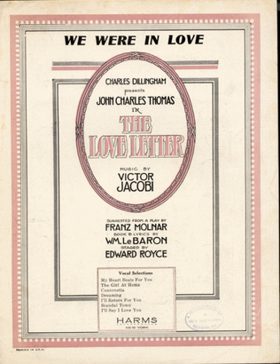 Book cover for We Were In Love