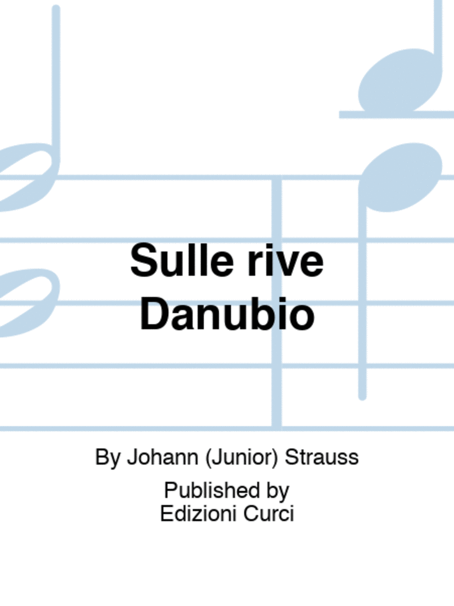 Sulle rive Danubio Sulle rive Danubio School and Community scores gallery preview page 1