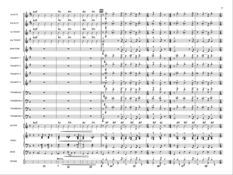 Pedal to the Metal Jazz Ensemble scores gallery preview page 16