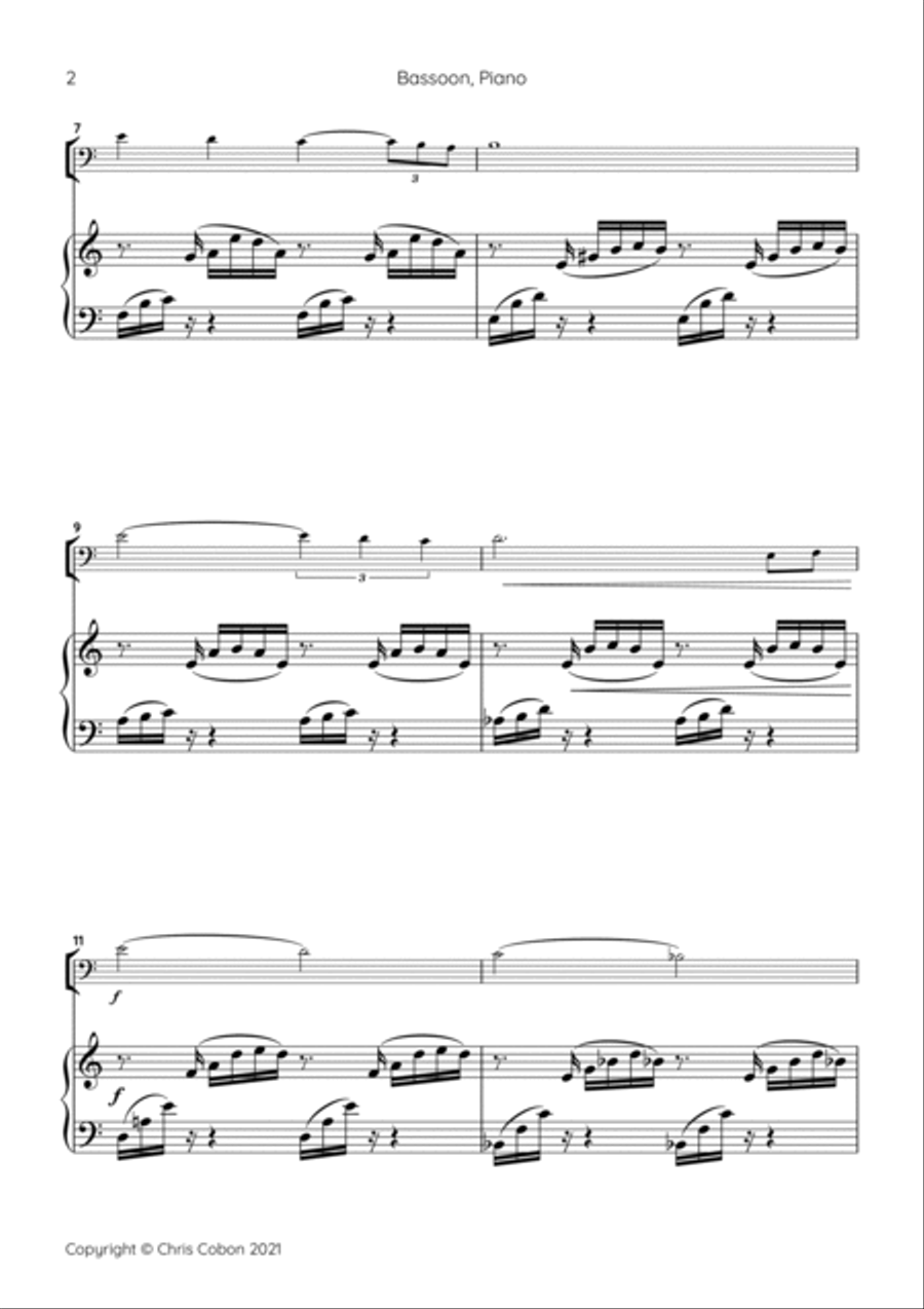 No.6 Beautiful View (Bassoon) Bassoon Solo scores gallery preview page 5
