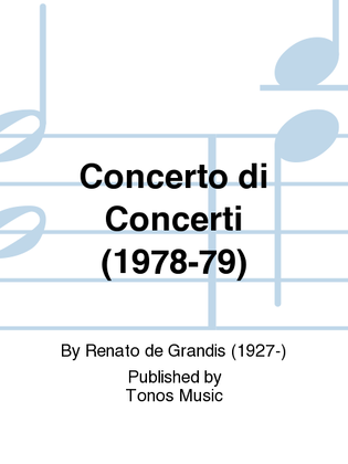 Concerto di Concerti (1978-79)