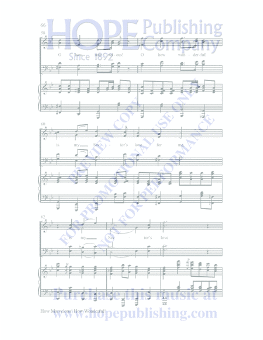 My Savior's Love My Savior's Love Listening CD scores gallery preview page 68