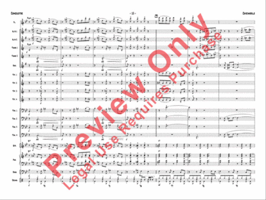 Chirimbolo Jazz Ensemble scores gallery preview page 13