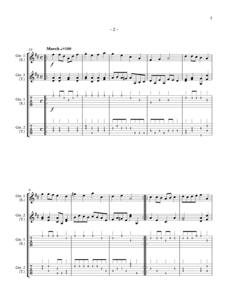 10 Little Duets for Teacher and Student (2 Guitars) image number null