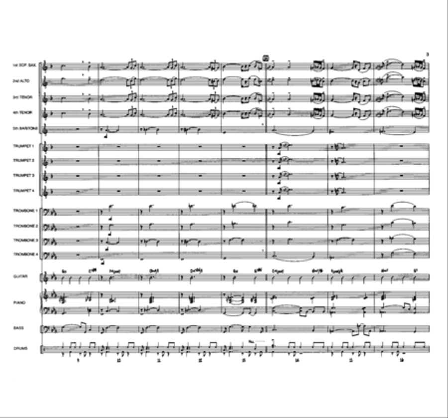 The Day We Called It A Night Jazz Ensemble scores gallery preview page 3