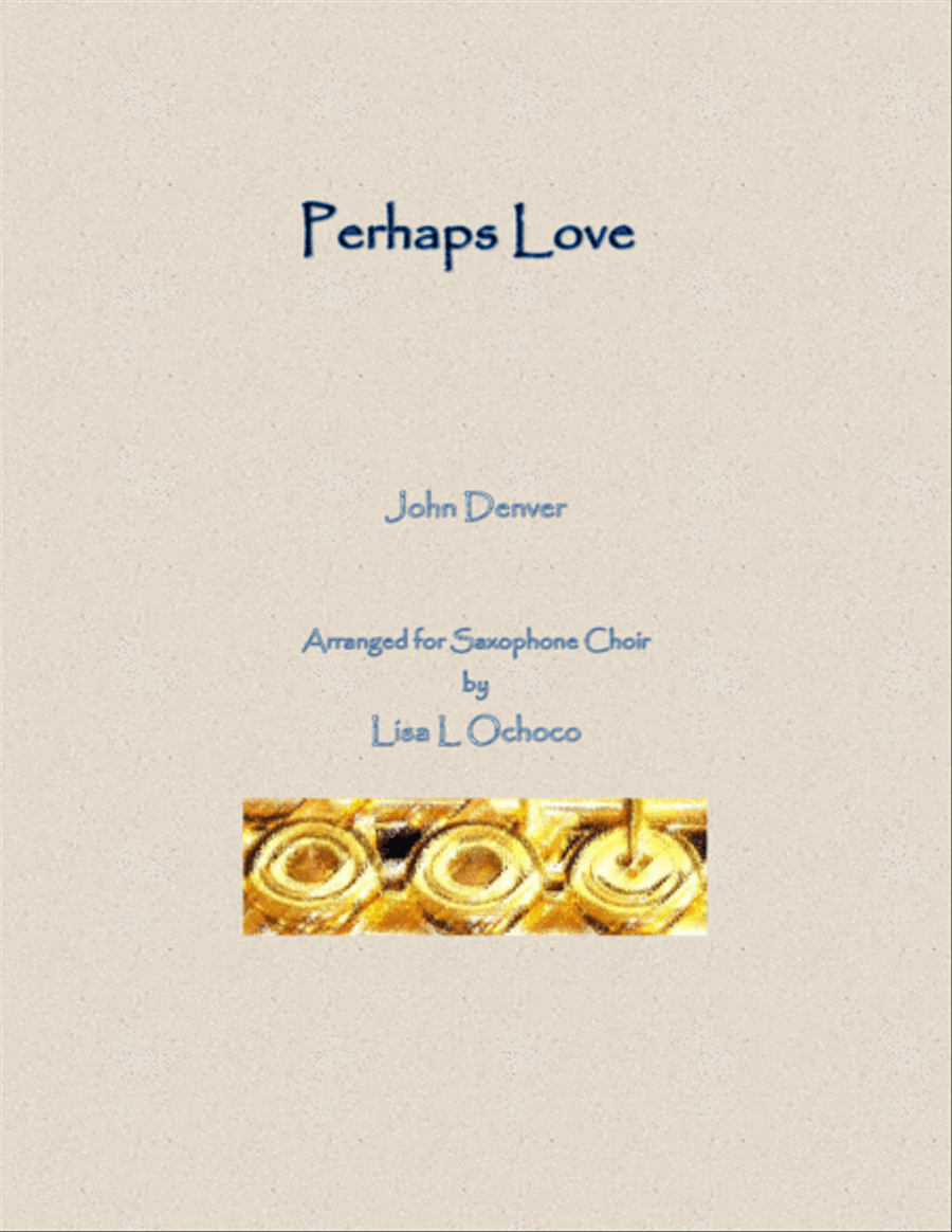 Perhaps Love Woodwind Ensemble scores gallery preview page 1