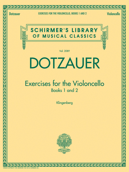 Exercises for the Violoncello – Books 1 and 2