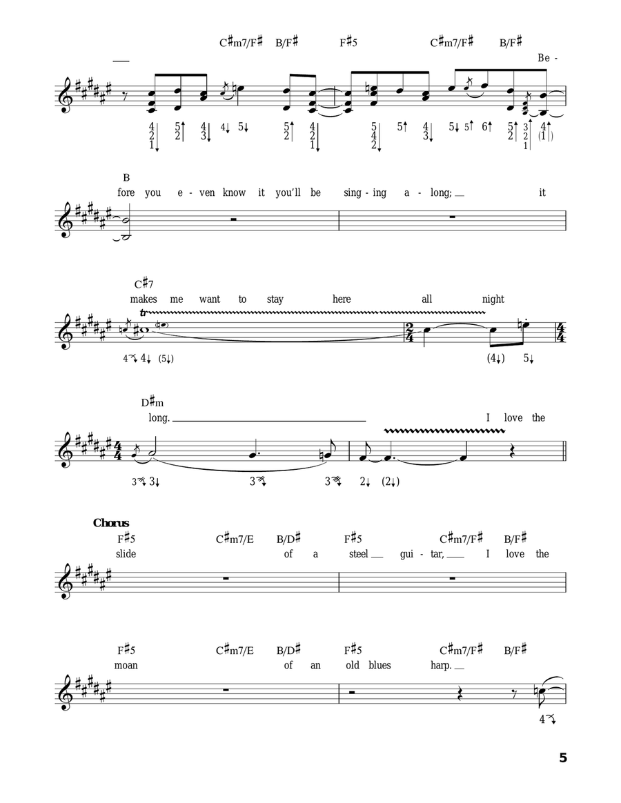 Turn It Loose Harmonica scores gallery preview page 5