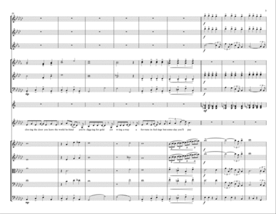 Cold As Ice Large Ensemble scores gallery preview page 3