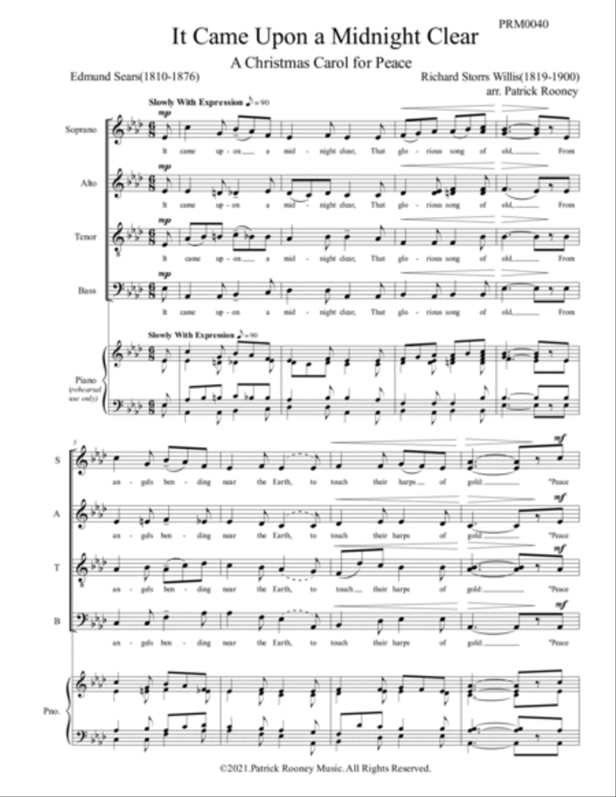 It Came Upon a Midnight Clear Divisi scores gallery preview page 3