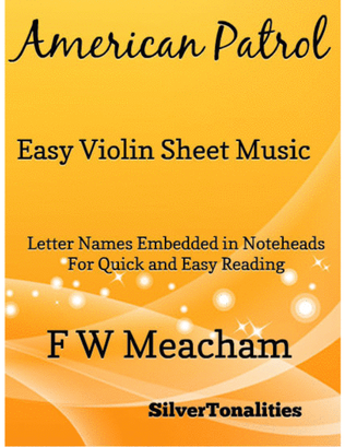 Book cover for American Patrol Easy Violin Sheet Music