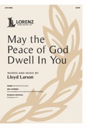 Book cover for May the Peace of God Dwell In You