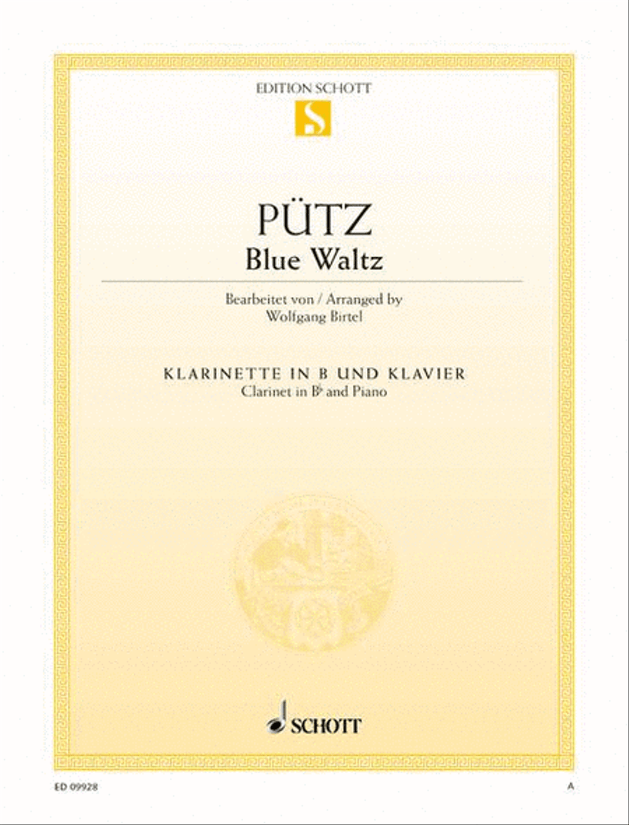 Blue Waltz B-Flat Clarinet scores gallery preview page 1