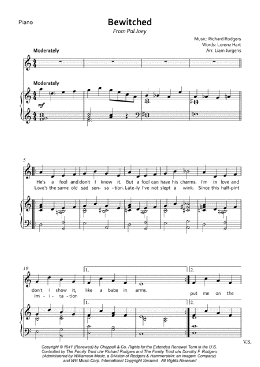 Bewitched Bewitched Voice scores gallery preview page 2