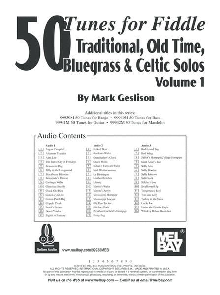 50 Tunes for Fiddle Volume 1 image number null