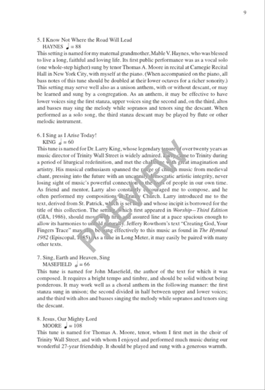 I Sing As I Arise Today I Sing As I Arise Today Piano scores gallery preview page 11