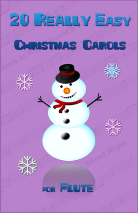 Book cover for 20 Really Easy Christmas Carols for Flute