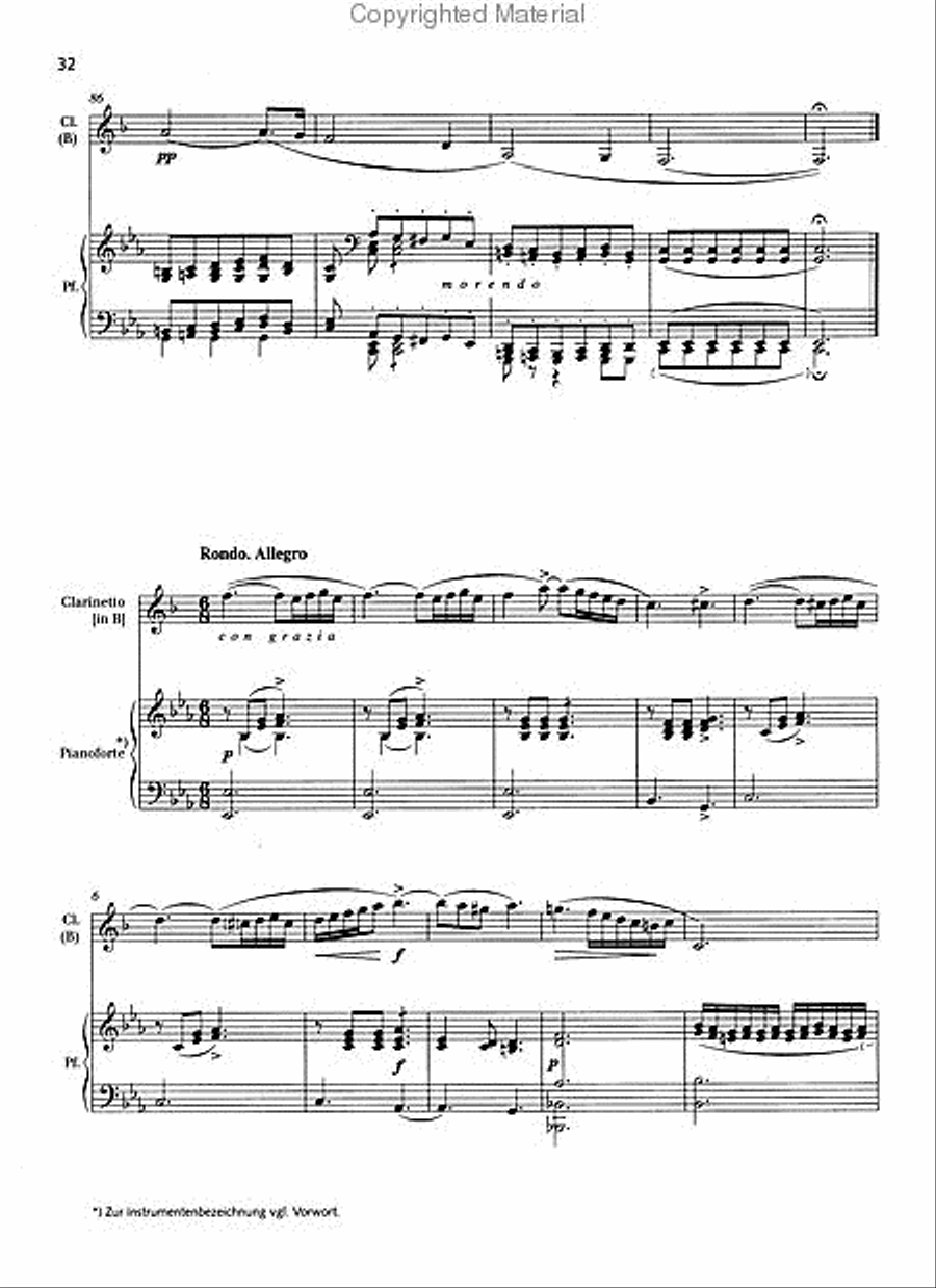 Grand Duo Concertante in E-flat Major, Op. 48 Clarinet Solo scores gallery preview page 5