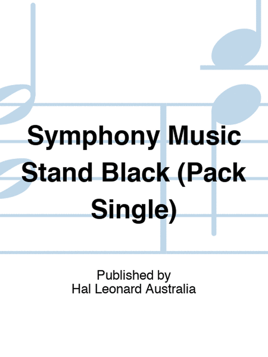 Symphony Music Stand Black (Pack Single)