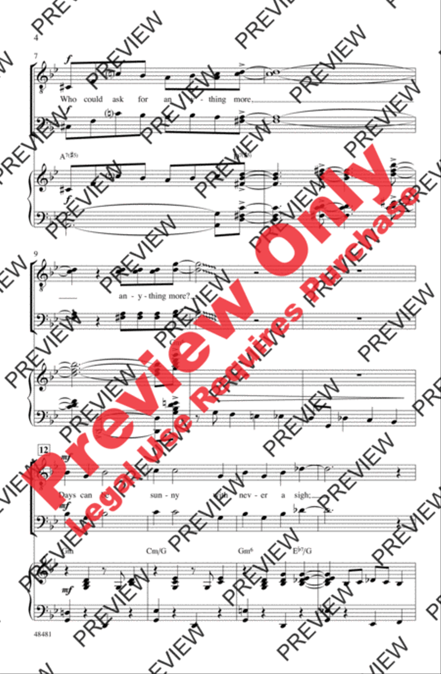 I Got Rhythm I Got Rhythm Men's Choir scores gallery preview page 3
