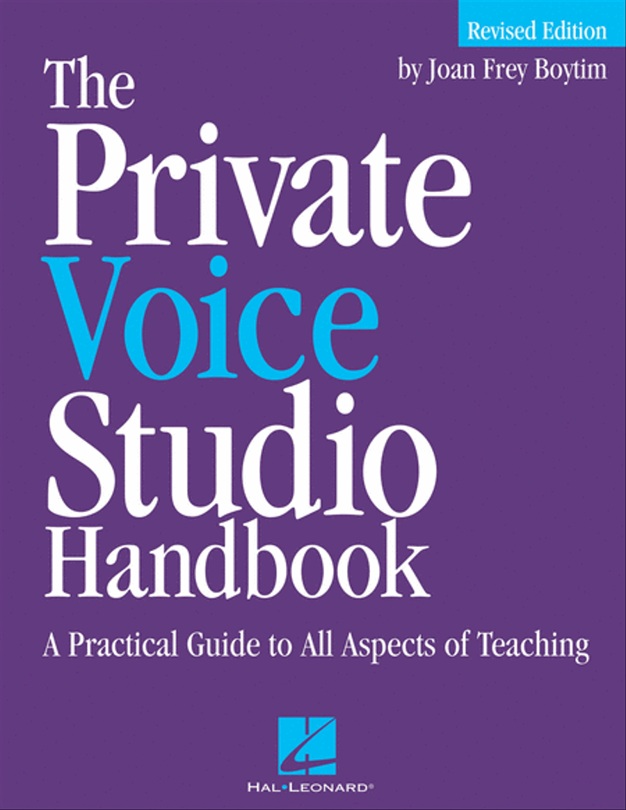 The Private Voice Studio Handbook – Revised Edition