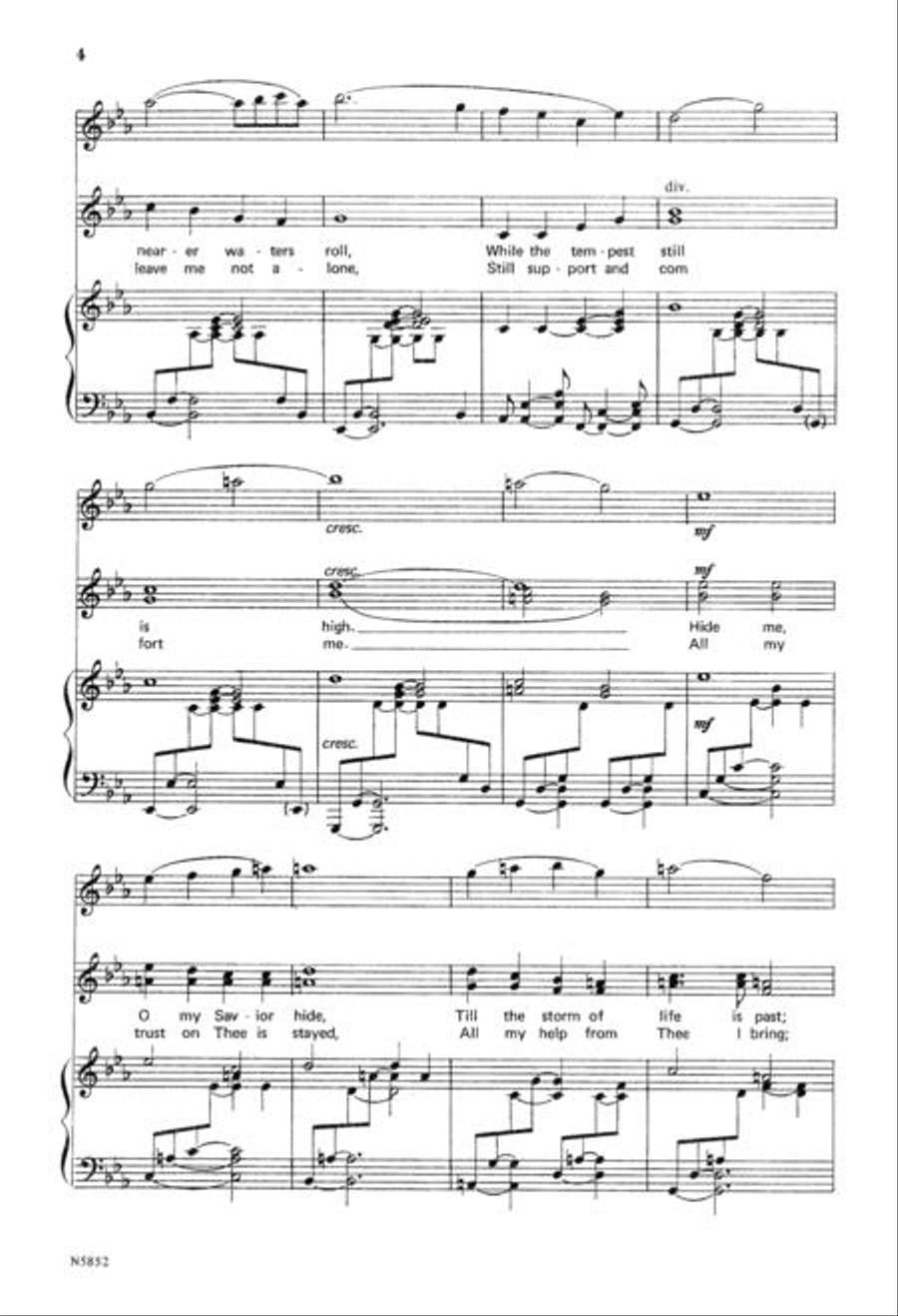 Jesus, Lover of My Soul Jesus, Lover of My Soul 2-Part scores gallery preview page 3
