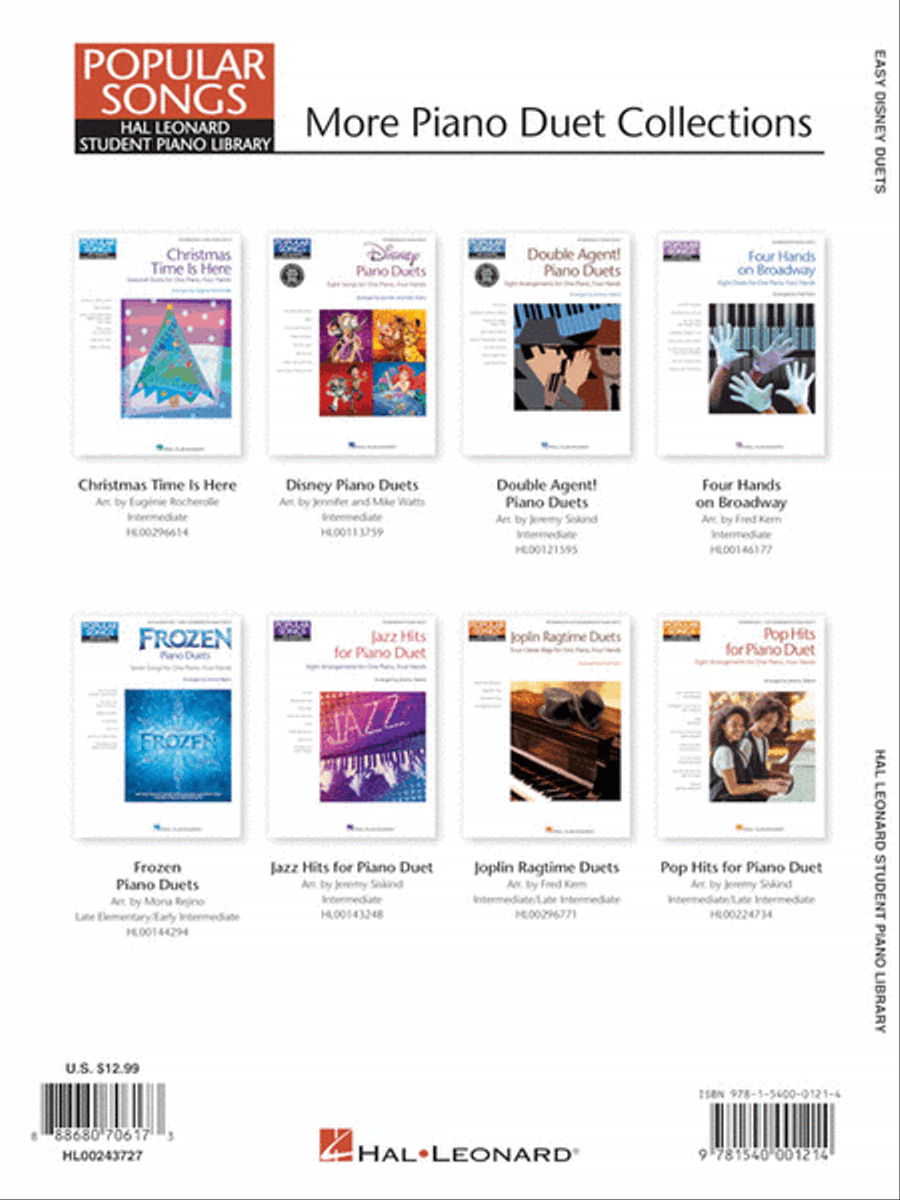 Easy Disney Duets – Popular Songs Series Piano Method scores gallery preview page 6