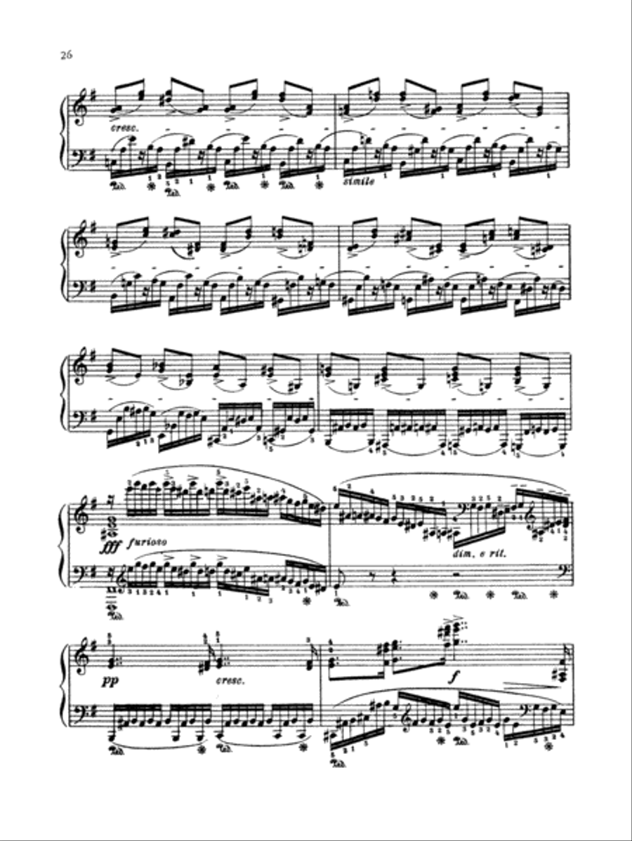 Rachmaninoff: Moments Musicaux, Op. 16 Piano Solo scores gallery preview page 4
