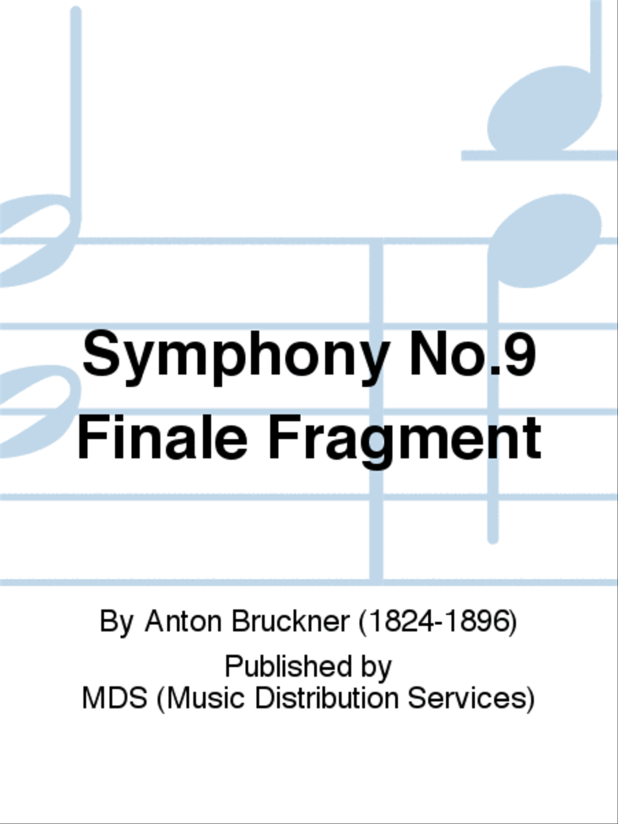 Symphony No.9 Finale Fragment Orchestra scores gallery preview page 1