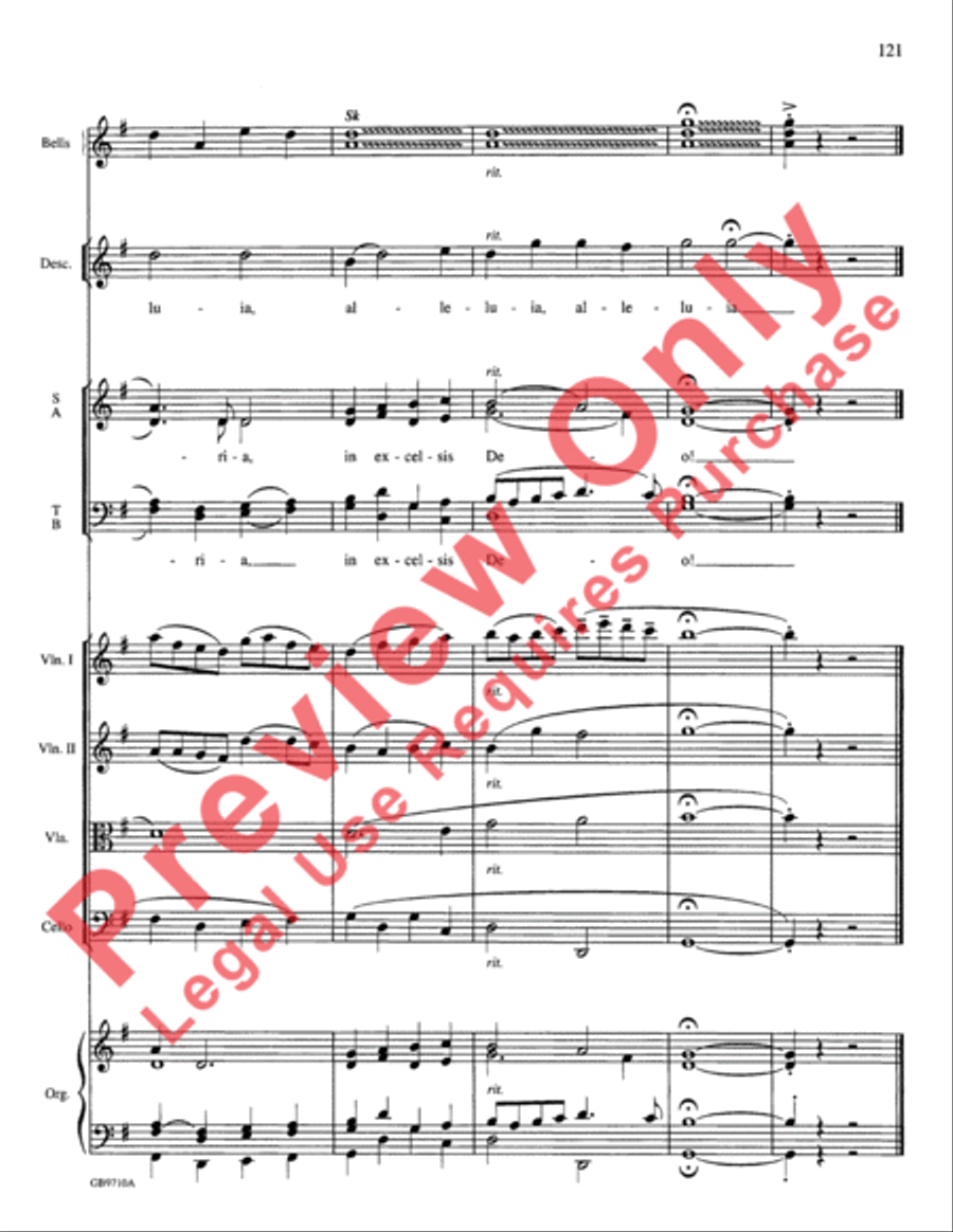 A Festival of Lessons and Carols Choir scores gallery preview page 122