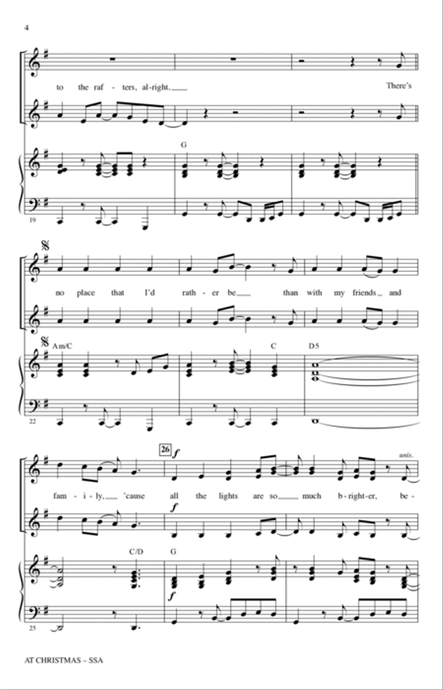 At Christmas (arr. Mac Huff) SSA scores gallery preview page 3