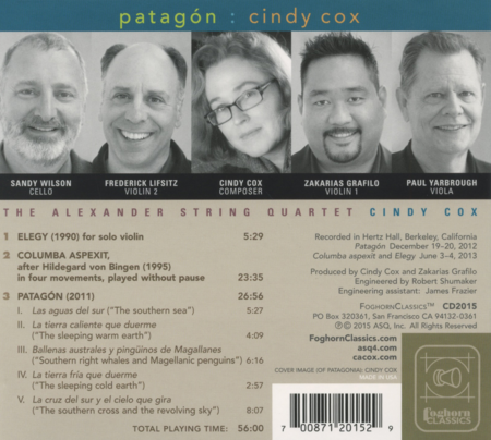 Cindy Cox: Patagon