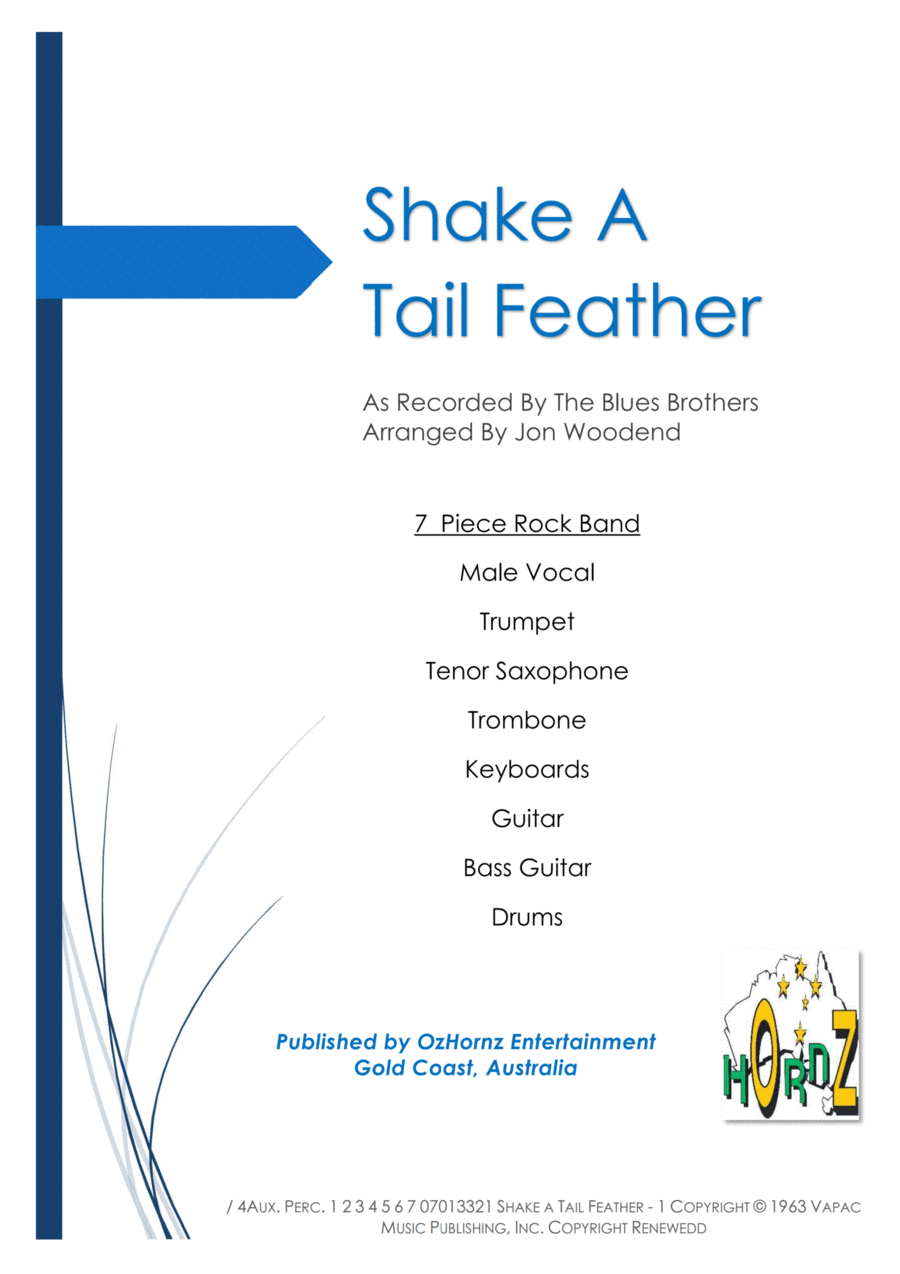 Shake A Tail Feather Jazz Ensemble scores gallery preview page 1