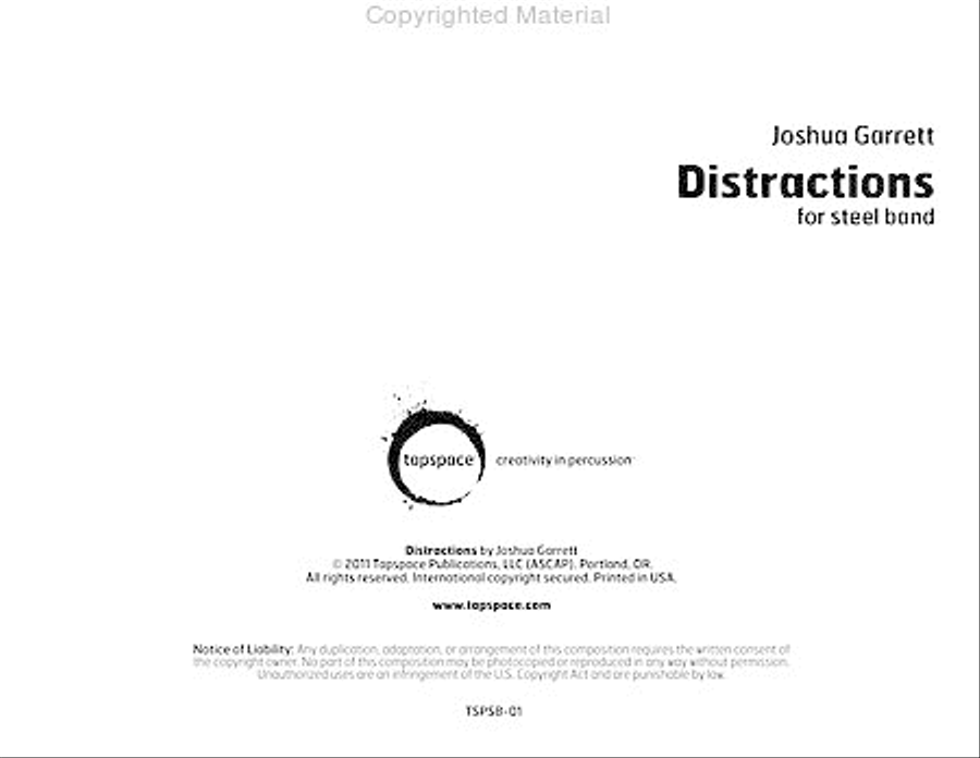 Distractions Distractions Steel Drum Band scores gallery preview page 2