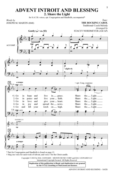 Advent Introit And Blessing (arr. Stacey Nordmeyer)