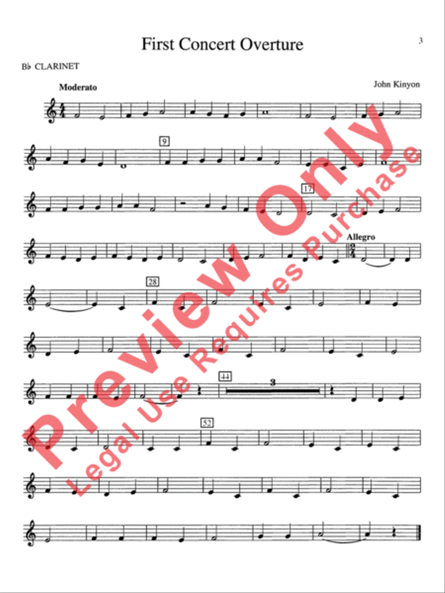 Yamaha Performance Folio Concert Band Methods scores gallery preview page 7