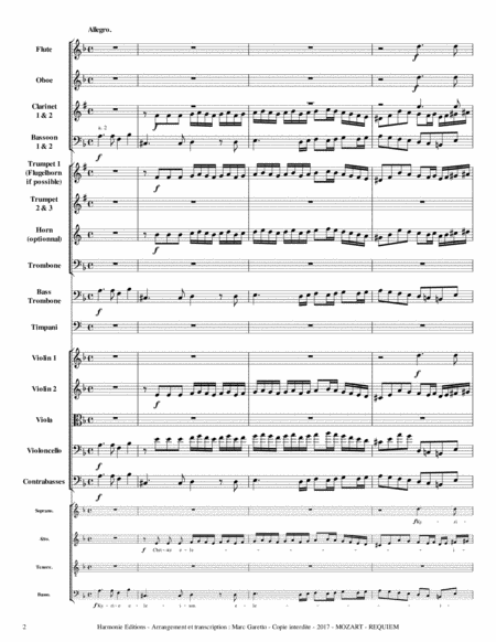MOZART - REQUIEM K. 626 - Kyrie - Full Orchestra - SCORE & PARTS image number null