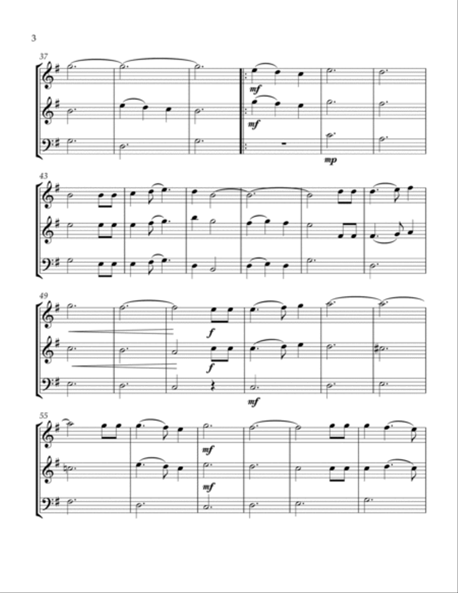 Annie's Song String Trio scores gallery preview page 4