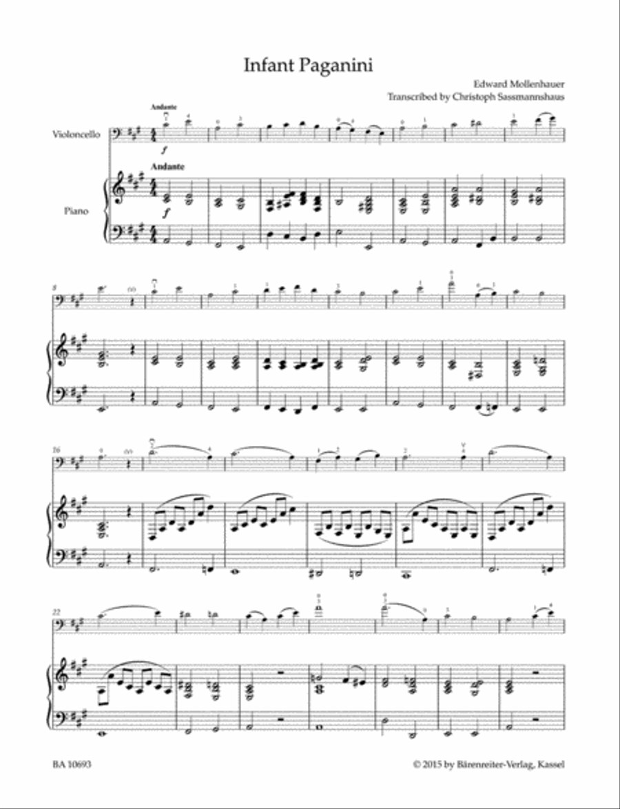 The Infant Paganini The Infant Paganini Piano Accompaniment scores gallery preview page 3