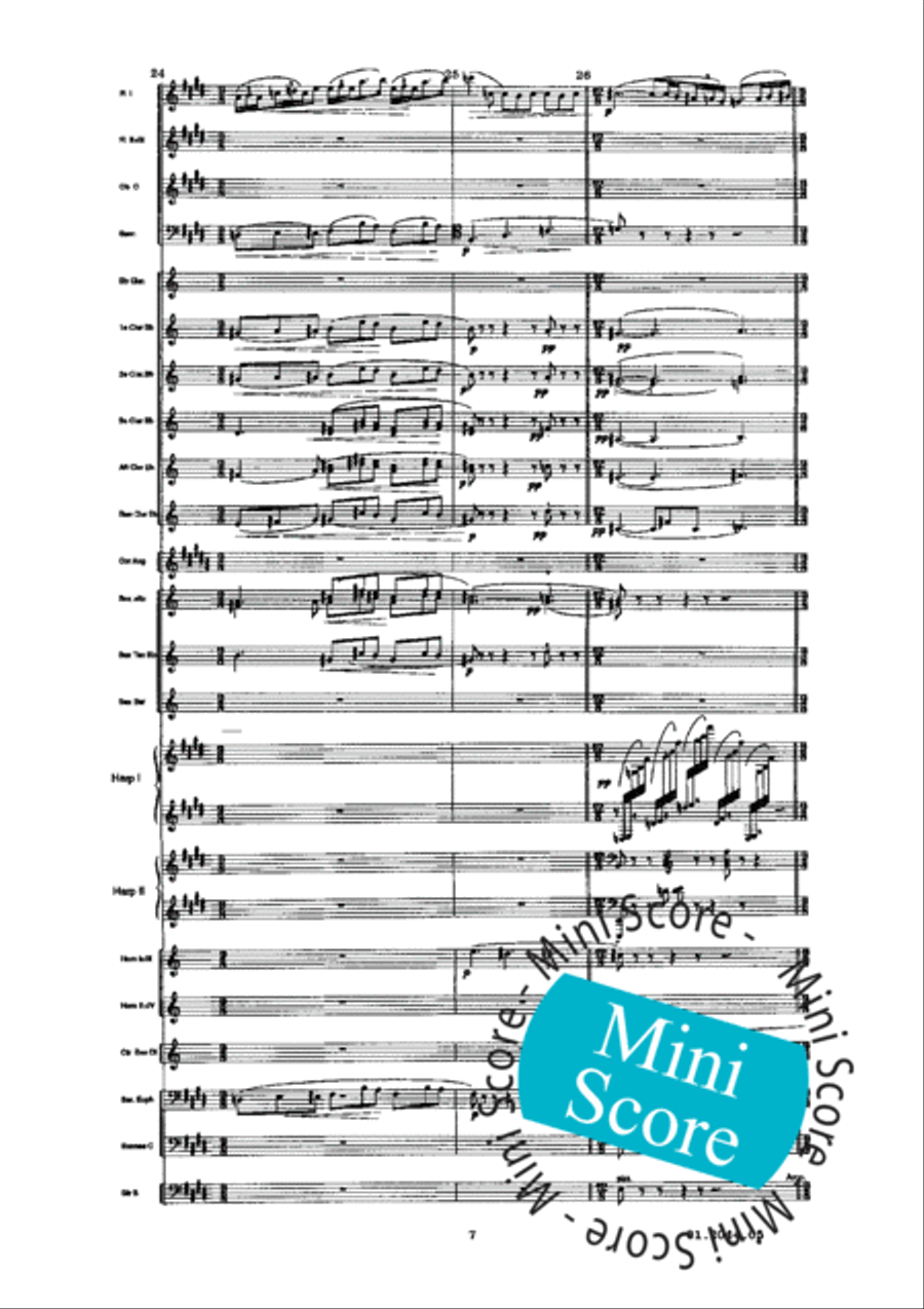 Prelude a L'Apres-Midi D'un Faune Concert Band scores gallery preview page 11