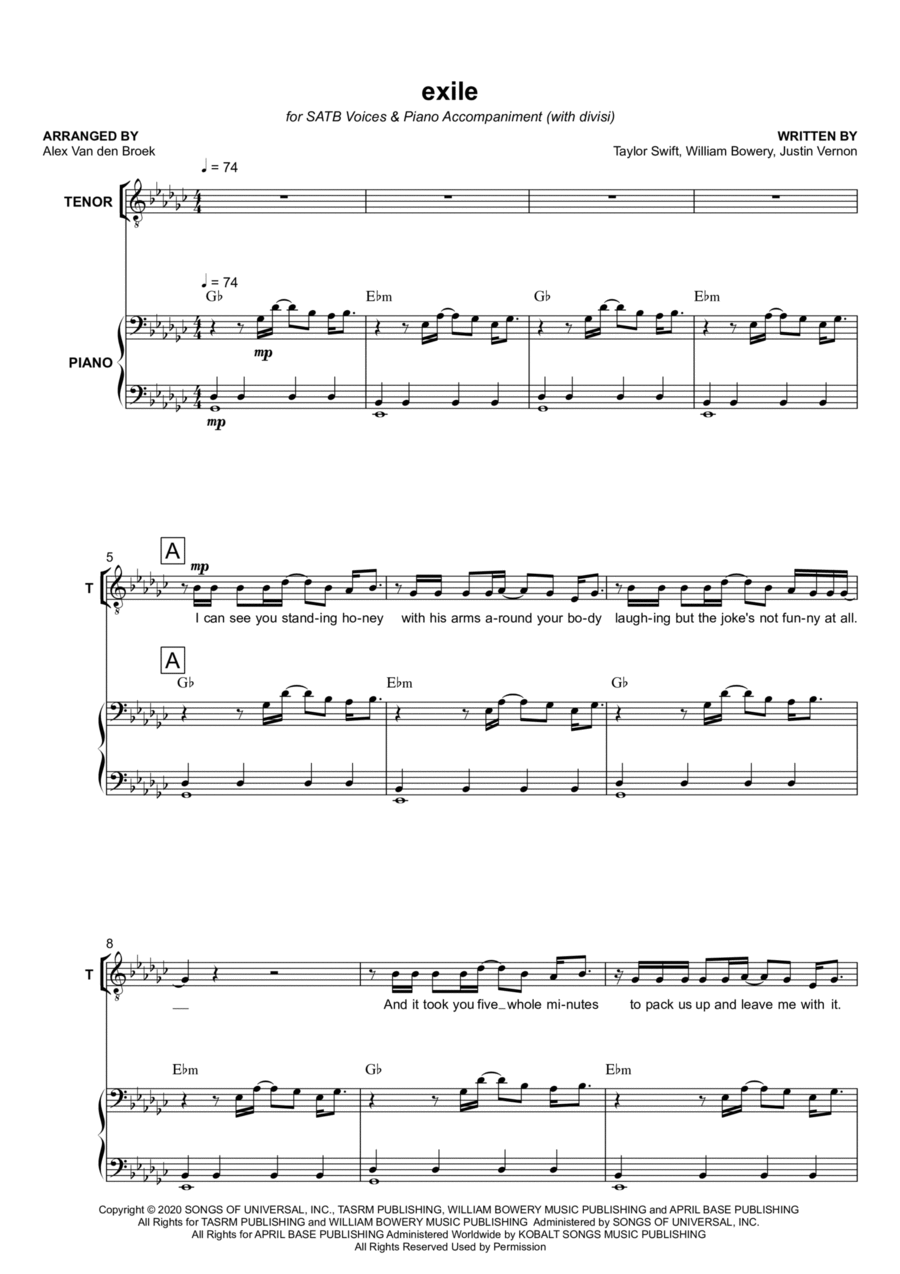 Exile Divisi scores gallery preview page 1