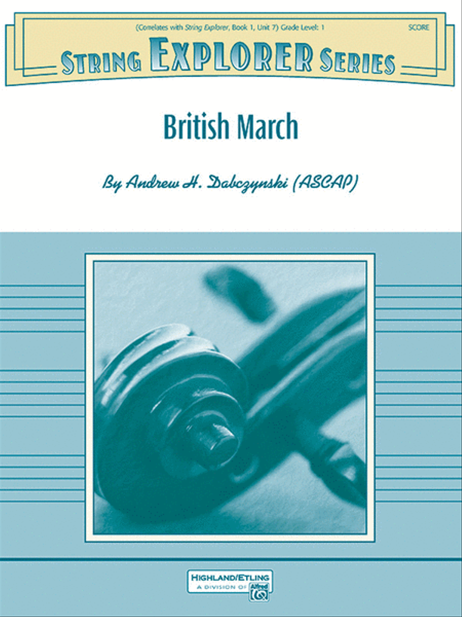 British March String Orchestra scores gallery preview page 1
