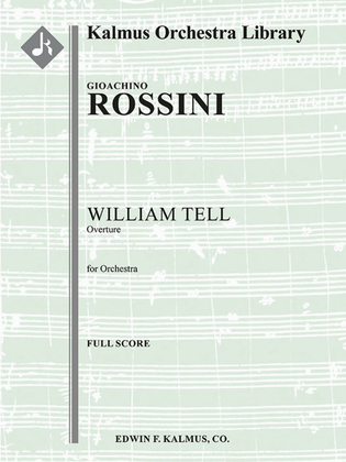 Book cover for William Tell (Guillaume Tell): Overture